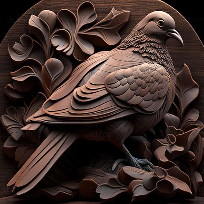 3D model pigeon (STL)